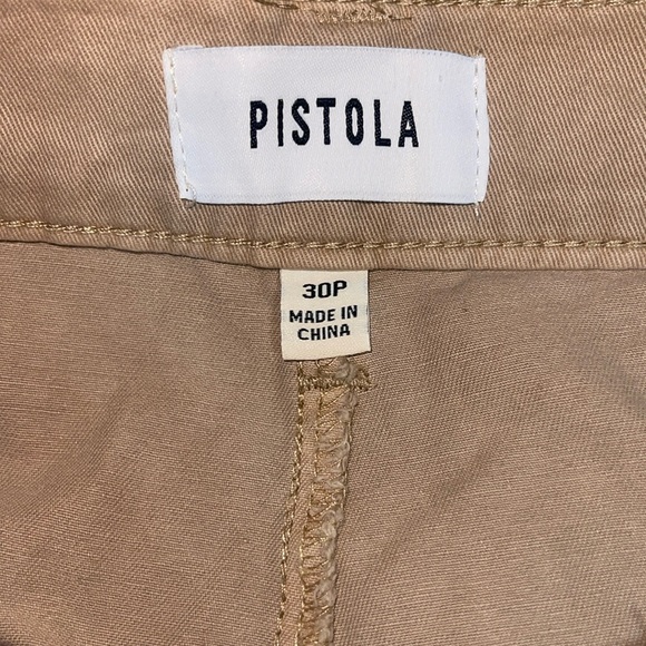 PISTOLA Ellery High Rise Wide Leg Pleated Trouser women’s size 30P - Picture 3 of 5